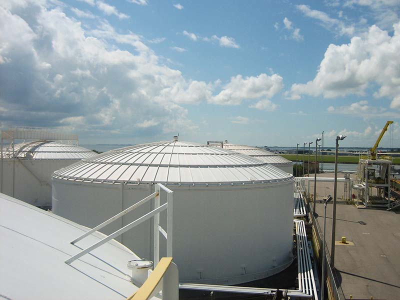 Above Ground Storage Tank with Geo-dome Roof